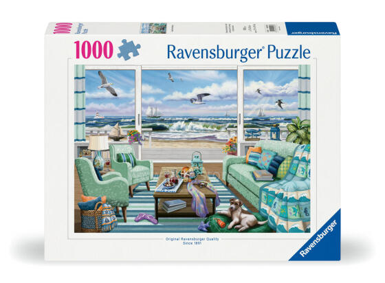 Пазл Ravensburger 1000 деталей "Пляжный отдых" 
