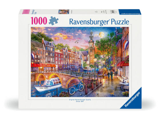 Пазл Ravensburger 1000 деталей: Амстердам