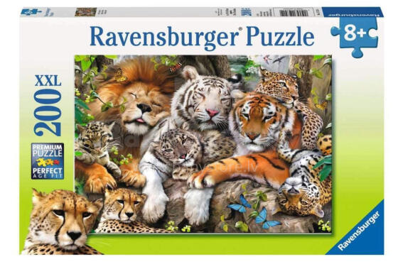Ravensburger puzle 200 gab. Lielā kaķa miegs