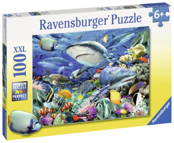 Ravensburger Puzzle 100 pc Reef of the Sharks