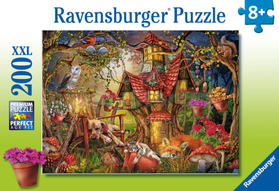 Ravensburger puzle 200 gab. Meža māja