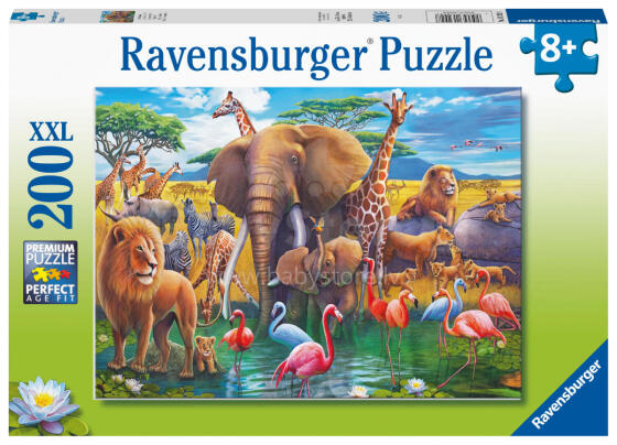 Пазл Ravensburger 200 деталей Африканские животные