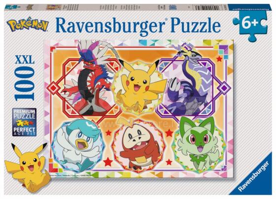 Ravensburger puzle 100 gabali: Pokemon
