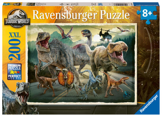 Ravensburger puzle 200 gab. Jurassic World