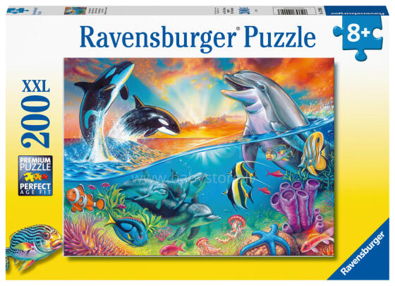 Пазл Ravensburger 200 деталей Жизнь в океане