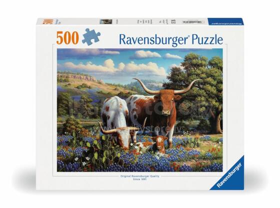 Пазл Ravensburger 500 деталей "Любящие коровы"
