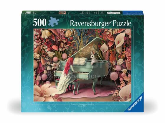 Ravensburger puzle 500 gab. Truša pie klavierēm