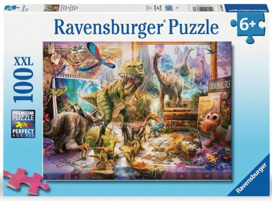 Ravensburger Puzzle 100 pc Dinosaurs in Kids room