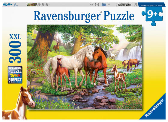 Ravensburger Puzzle 300 pc Horses by the Stream