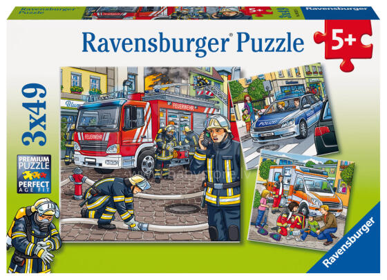 Ravensburger Puzzle 3x49 pc Rescue Service
