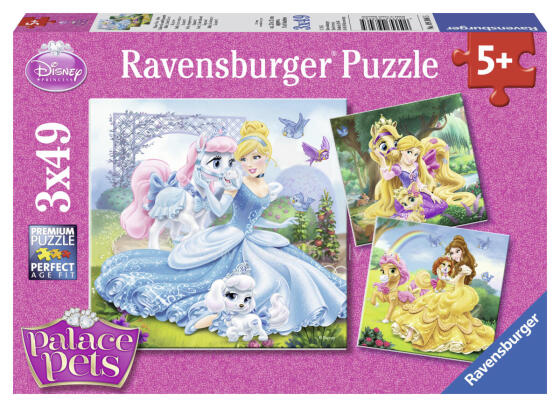 
Ravensburger puzle 3x49 gabali Princese
