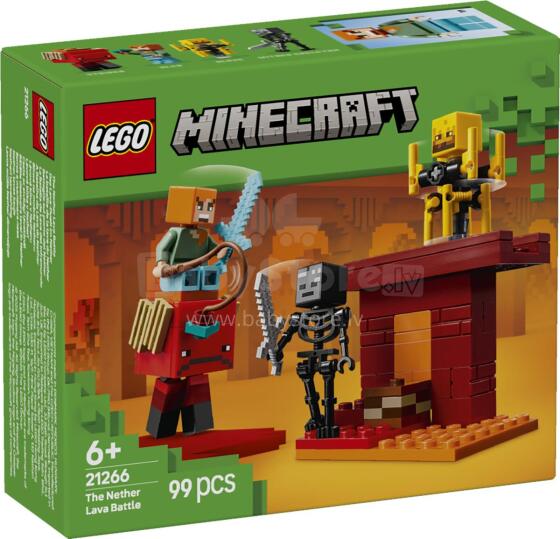 LEGO Minecraft Битва с лавой в Нижнем мире