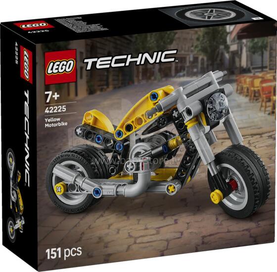 LEGO Technic Dzeltenā motocikla