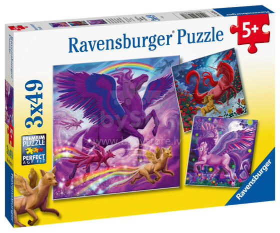 Пазл Ravensburger 3x49 шт. Мифическая грандиозность