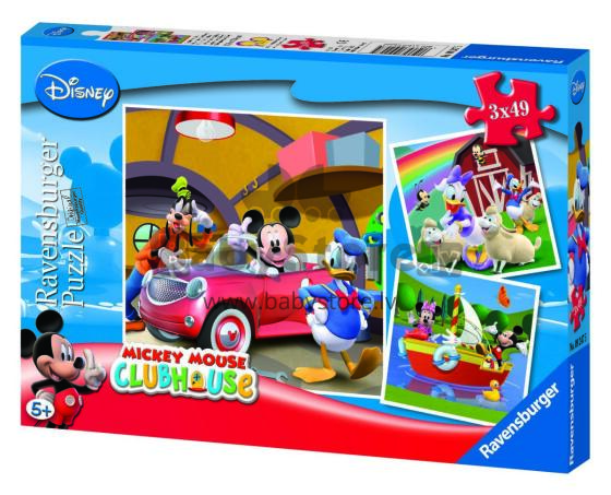 Ravensburger Puzzle 3x49 pc Mickey Mouse Clubhouse