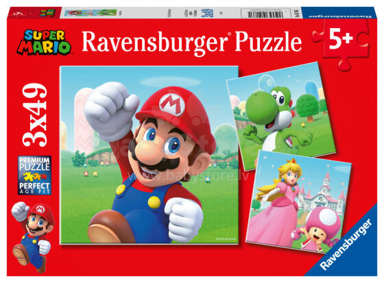 Ravensburger Puzzle 3x49 pc Super Mario