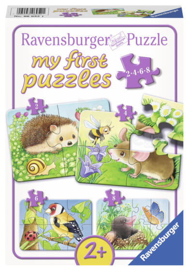 Ravensburger Mani pirmie puzles 2-4-6-8 gabali