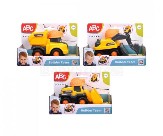 Игрушечный строительный автомобиль Dickie Toys ABC - 3 разных