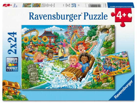 Ravensburger puzle 2x24 gabali: Izklaides parks
