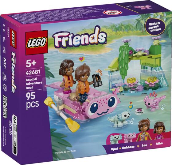 LEGO Friends Axolotl piedzīvojumu laiva