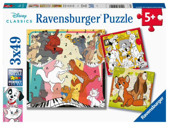 Ravensburger Puzzle 3x49 pc Disney Characters