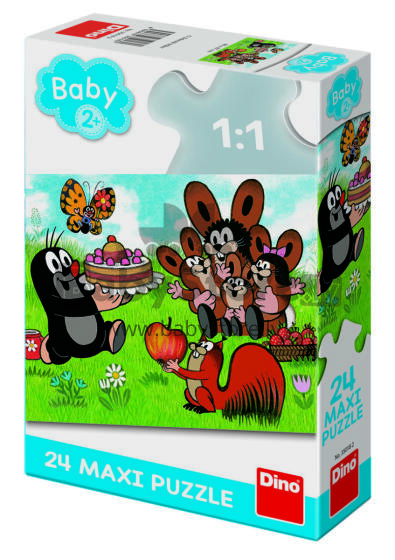 Dino Puzzle 24 pc, Mole Celebrates Birthday