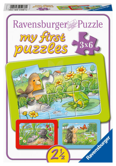 Ravensburger Puzzle 3x6 pc My First Puzzle
