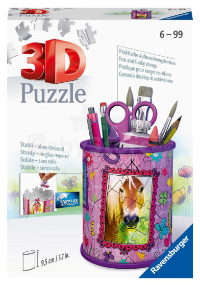 Ravensburger 3D Пазл Подставка для Карандашей Лошади