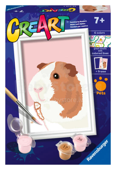Ravensburger Krāso pēc numuriem Ķirbju cūciņa
