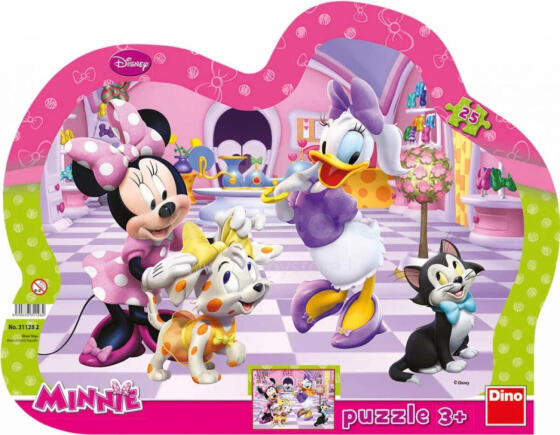 Dino rāmja puzle siluets 25 gab., Disney Minnie