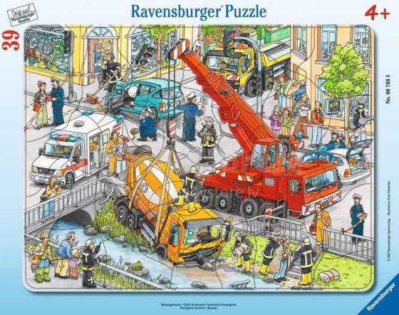 Ravensburger Rāmja puzle 39 gab. Glābšanas misija