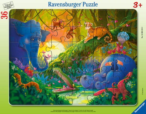 Ravensburger Big Frame Puzzle 36 Pieces: Jungle