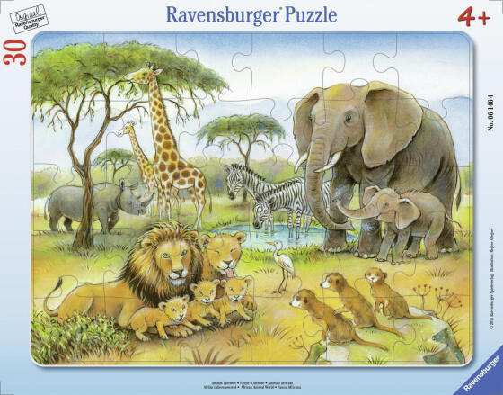 Ravensburger Frame Puzzle 30 pc Africa's Wildlife