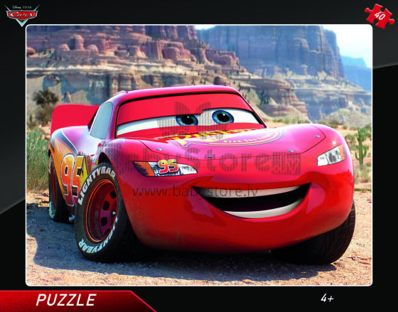 Dino rāmja puzle 40 gab., Disney Cars