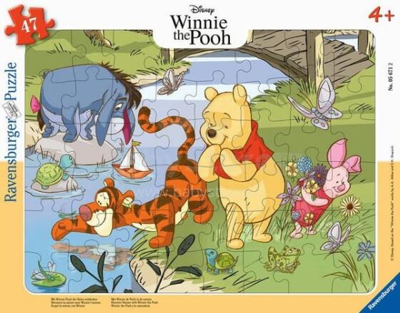 
Ravensburger Rāmja puzle 47 gab. ar Vinniju Pūku dabā