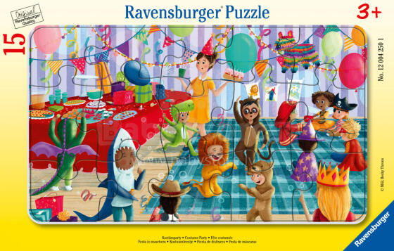 Ravensburger Mazais Rāmja Puzlis 15 Gabali: Kostīmu Ballīte