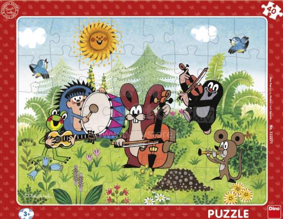 Пазл Dino Frame 40 деталей, Крот и Банда