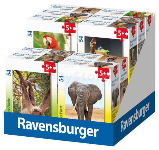 Ravensburger Mini-Puzzle 54 pc Exotic Animals

