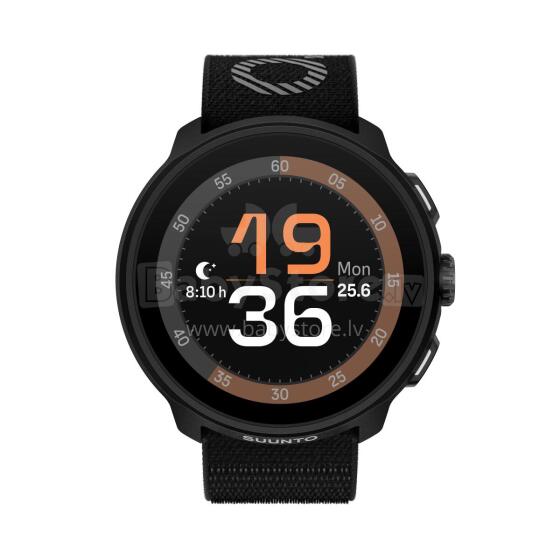 SUUNTO RUN ALL BLACK С ТЕКСТИЛЬНЫМ РЕМЕШКОМ