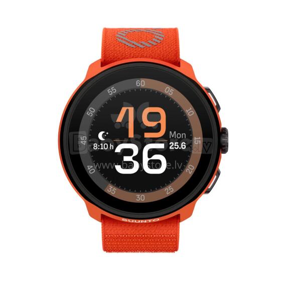 SUUNTO RUN КОРАЛЛОВЫЙ ОРАНЖЕВЫЙ С ТКАНЕВЫМ РЕМЕШКОМ