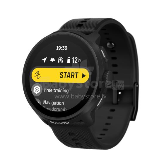 SUUNTO RUN ALL BLACK С СИЛИКОНОВЫМ РЕМЕШКОМ