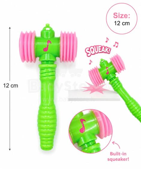 Bebe Basic Small Music Amur Art.294564  Музыкальный игрушка пищалка - молоток