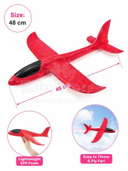 Bebe Basic Big Planer Art.294565 Lidmašīna planieris  no viegla un izturīga  putuplasta,48 cm