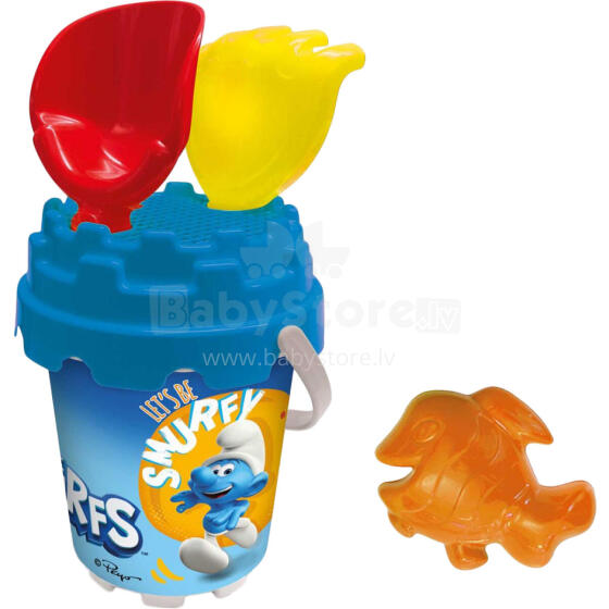 ZESTAW DO PIASKU MAŁY SMURFY 4 ELEM.