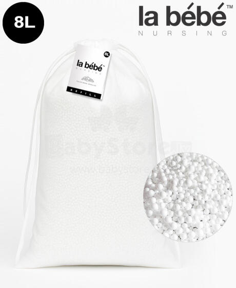 La Bebe™ Light Refill 20 L Art.294739 Наполнитель для пуфов и кресел-мешков (DIY) — полистирольные шарики