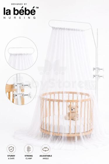 La Bebe™ Canopy Stand Art.294743 White  Universāls statīvs baldahīnam