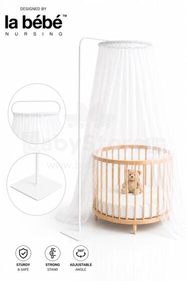La Bebe™ Canopy Stand Art.294745 White   Stabils grīdas statīvs (stiprinājums)  baldahīnam