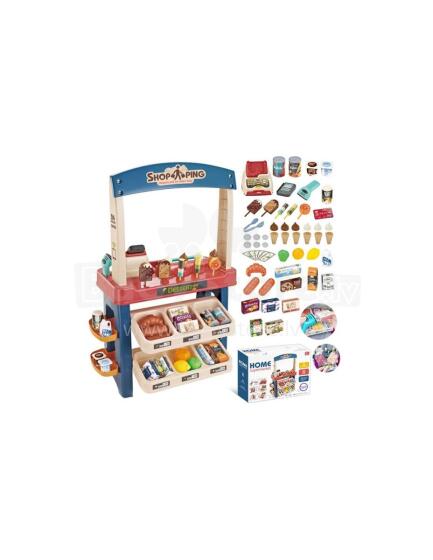 WOOPIE Supermarket Stand with Ice Cream and Sweets Light Sound + 55 Accessories