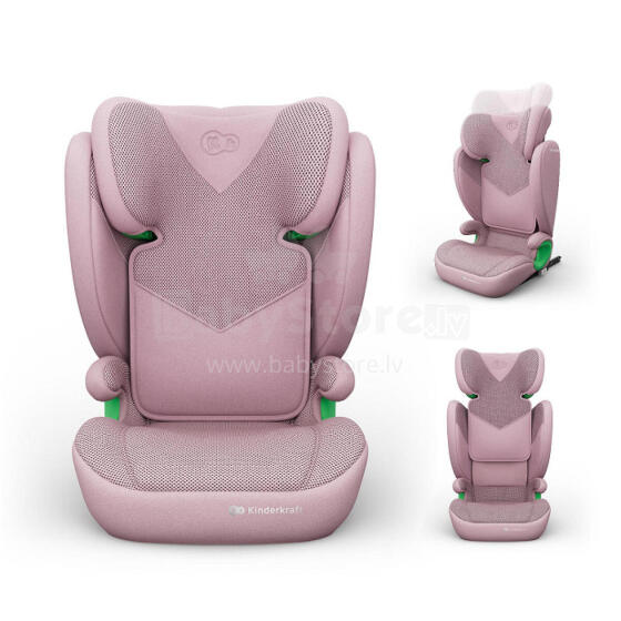 KINDERKRAFT Car Seat JUNIOR FIX 2 PLUS i-Size pink