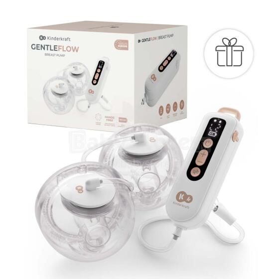 KINDERKRAFT double electric breast pump GENTLEFLOW, golden, KEGEFL00GLD0000